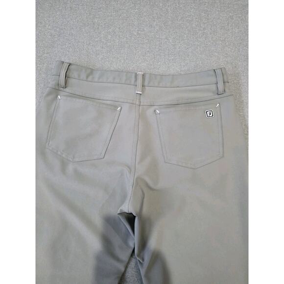 FootJoy Pants Mens 34x34 Gray Athletic Fit Stretch Performance Golf FJ 5-Pocket - Picture 6 of 8